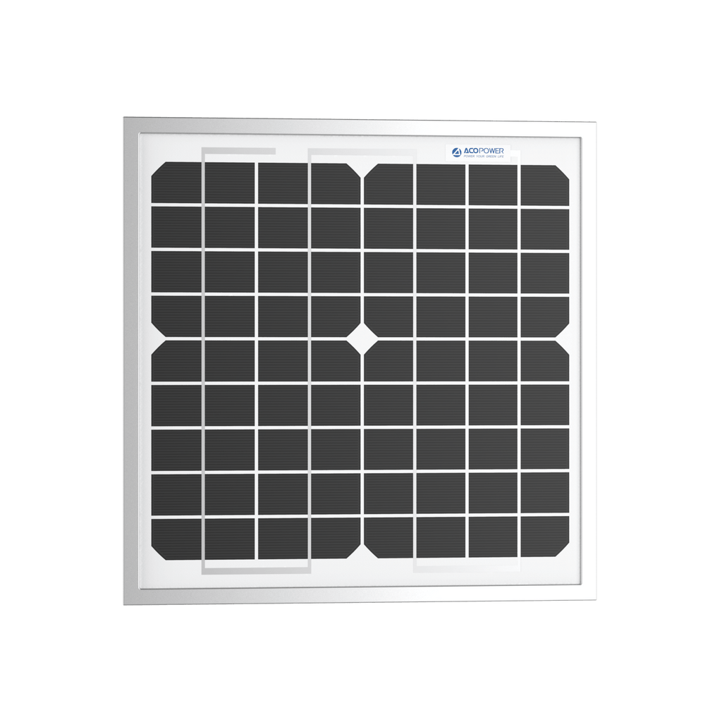 10 Watt 12 Volt Monocrystalline Solar Panel - Q/Monk’S Store
