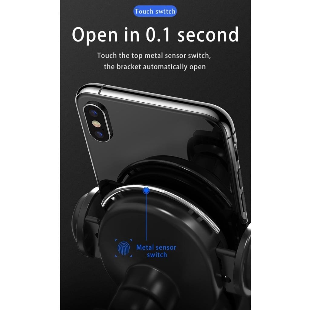 10W Wireless Automatic Clamping Mount Fast Charger For Your Car - Q/Monk’S Store