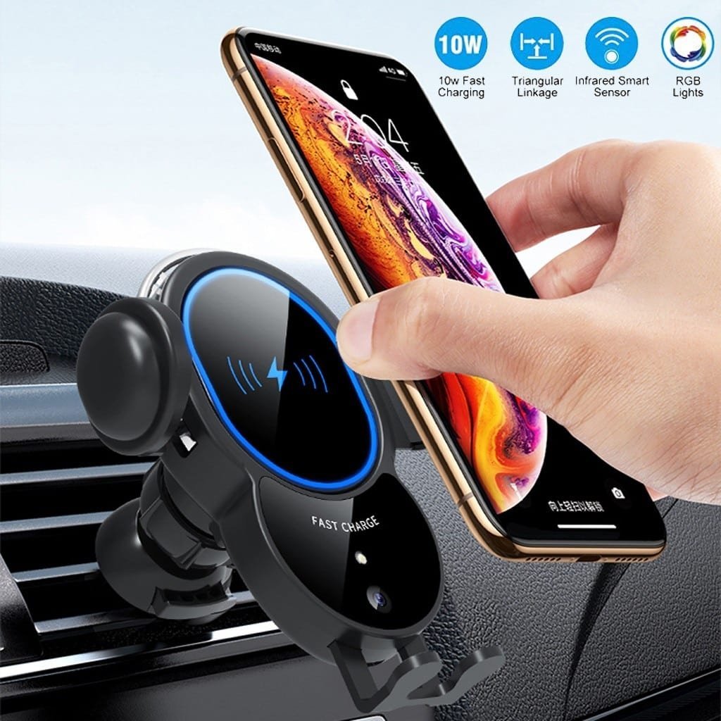 10W Wireless Automatic Clamping Mount Fast Charger For Your Car - Q/Monk’S Store