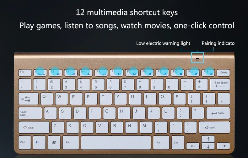 2.4 GHz Wireless Mini Keyboard And Optical Mouse Set - Q/Monk’S Store