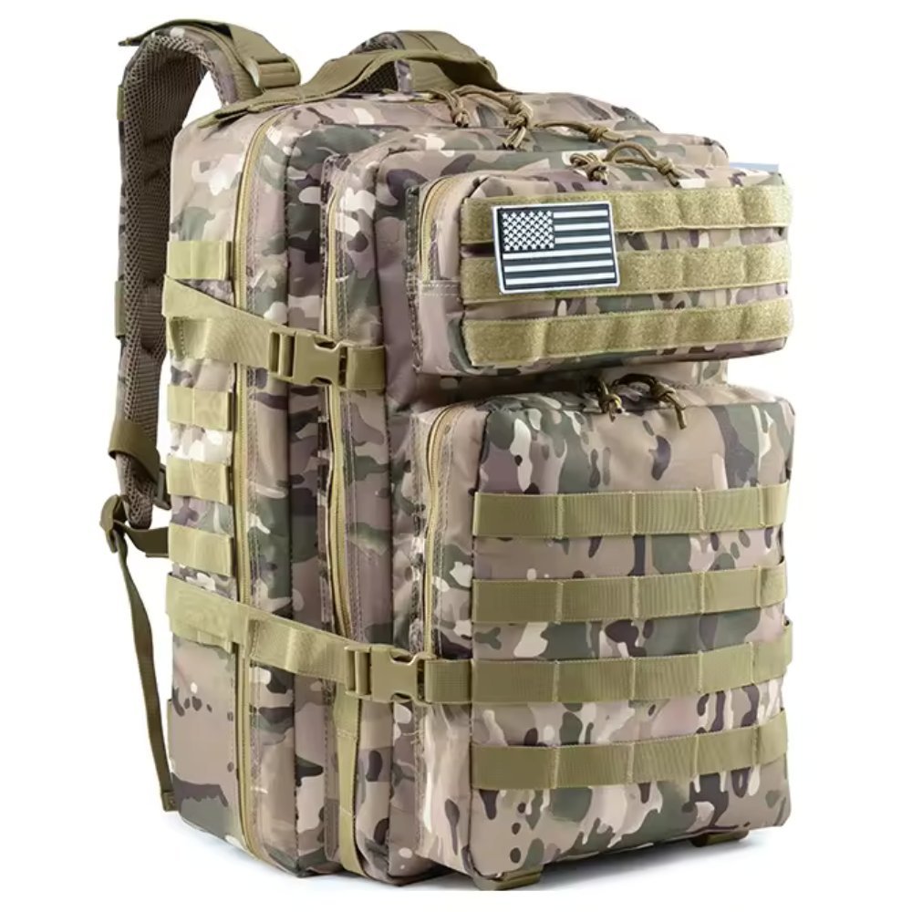 42L Tactical Backpack Bag with USA Patch - Q/Monk’S Store