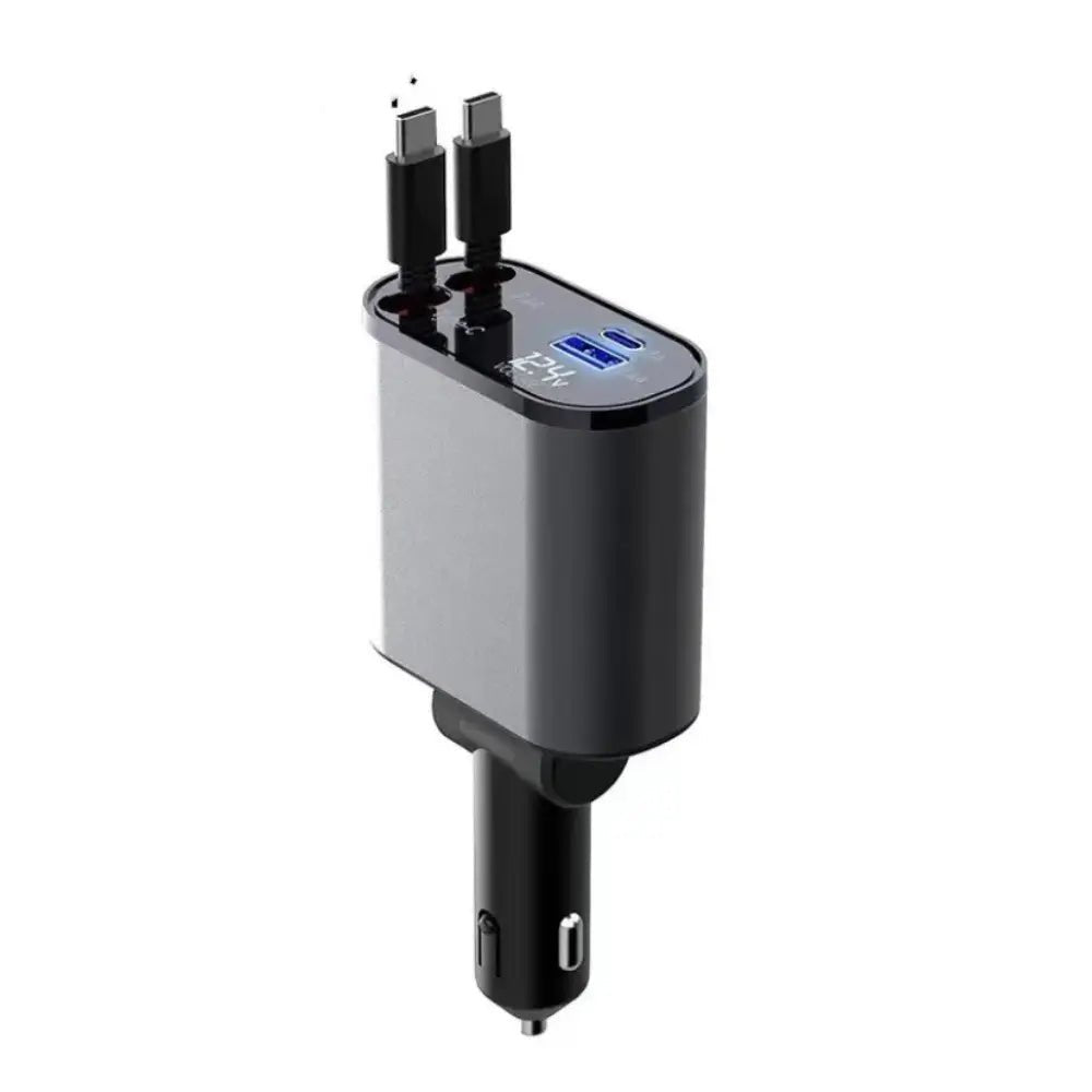 FAST 100W Car Phone Charger Lighter USB And TYPE - C Adapter - Q/Monk’S Store