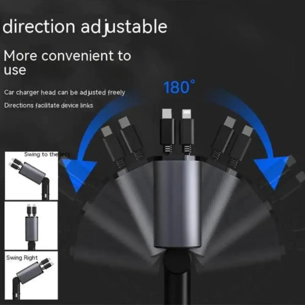 FAST 100W Car Phone Charger Lighter USB And TYPE - C Adapter - Q/Monk’S Store