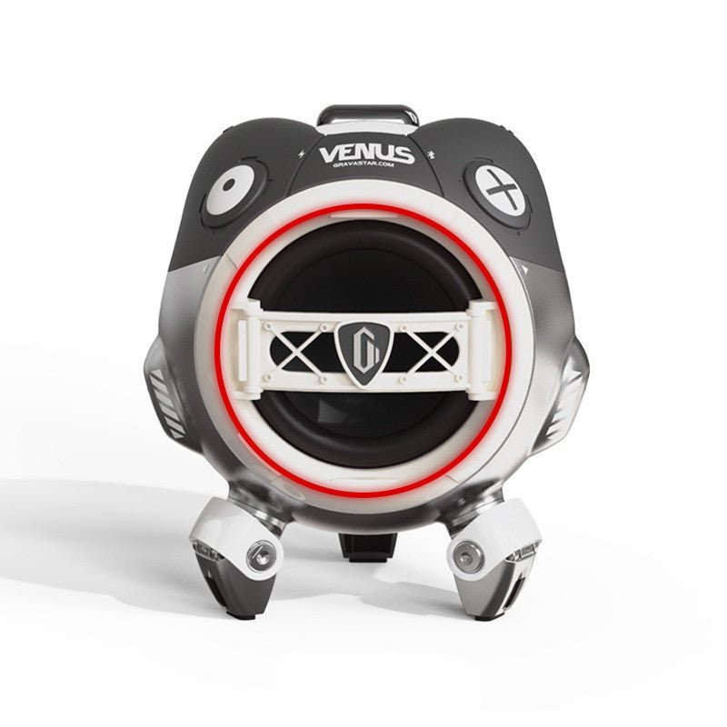 Gravastar Subwoofer Portable Bluetooth Speaker Wireless Stereo Heavy Bass Column Mini Loudspeaker LED Metal Boombox Music Player - Q/Monk’S Store