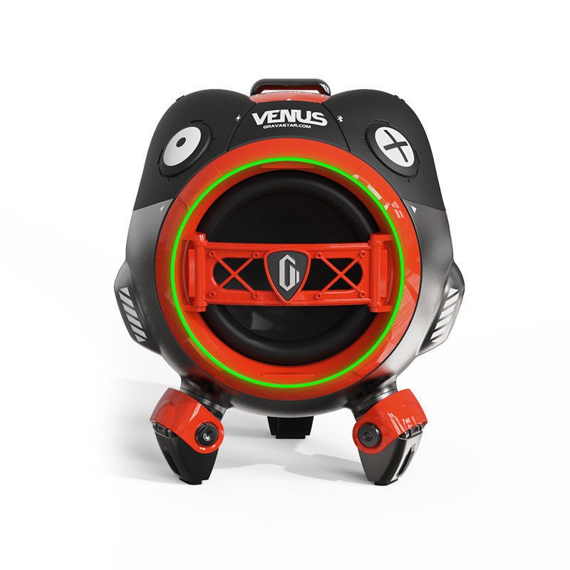 Gravastar Subwoofer Portable Bluetooth Speaker Wireless Stereo Heavy Bass Column Mini Loudspeaker LED Metal Boombox Music Player - Q/Monk’S Store