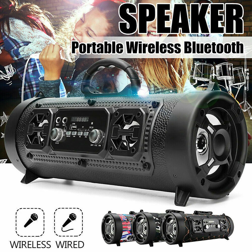 High - power Portable Waterproof Wireless Bluetooth Speaker - Q/Monk’S Store