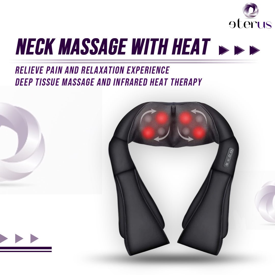 Neck and Shoulder Massager w/Heat - Q/Monk’S Store