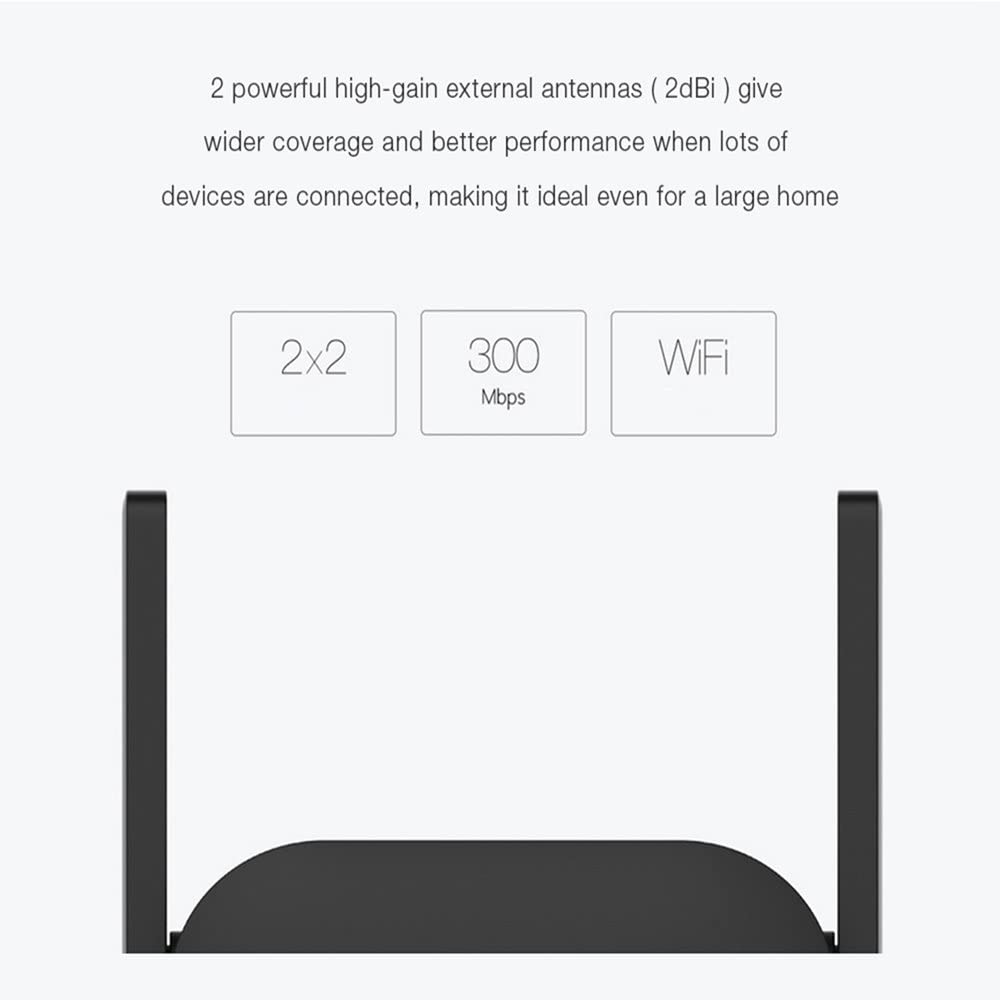 Xiaomi 300Mbps WiFi Amplifier/Universal Wireless WiFi Range Extender/Booster - Q/Monk’S Store